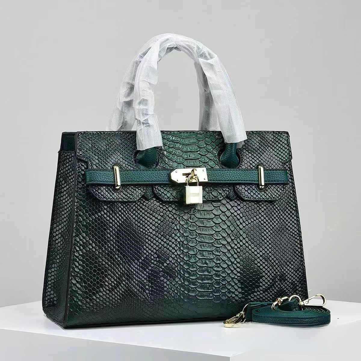 Women Leather Small Square Handbag
