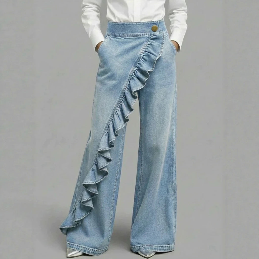 Vintage High Waist Straight Leg Jeans