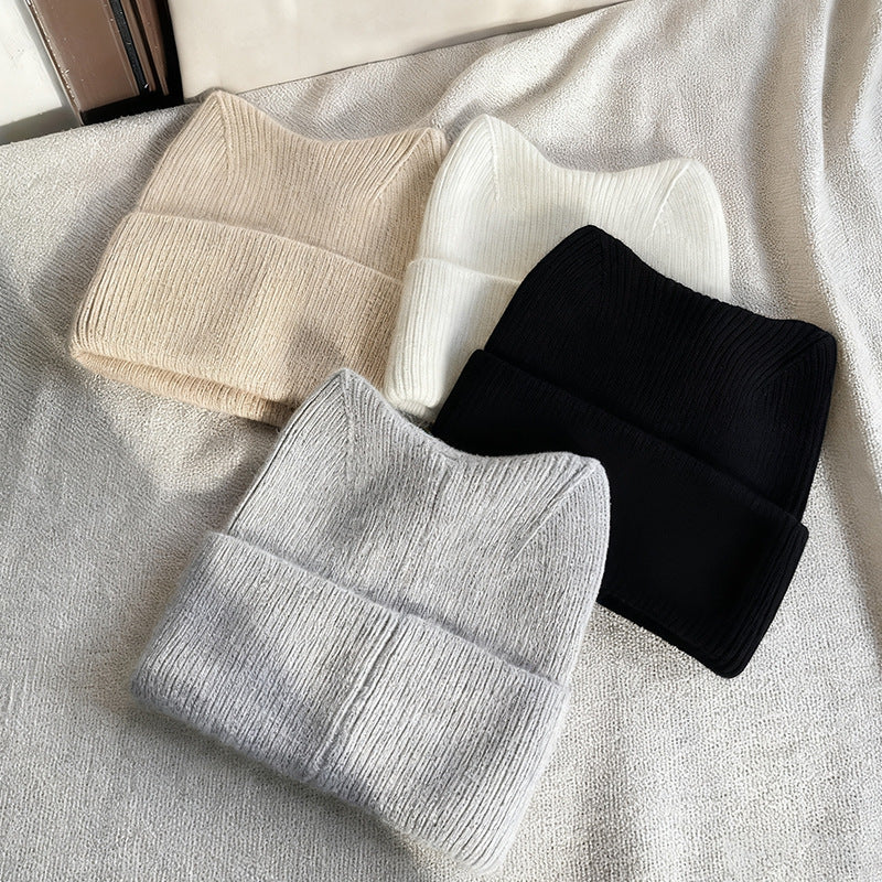 Cat Ear Knitted Hats