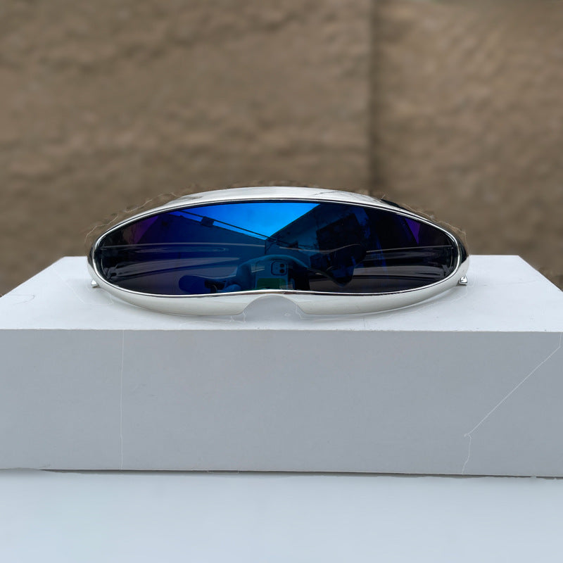 Unisex Polarized UV400 One-Piece Shield Lens Sunglasses
