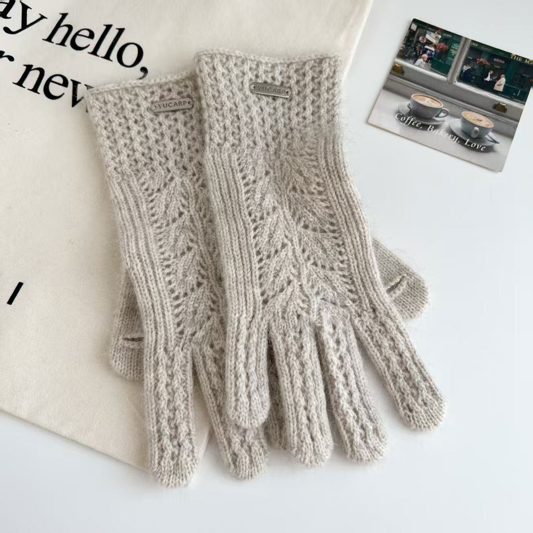 Women's Touchscreen Wool Gloves