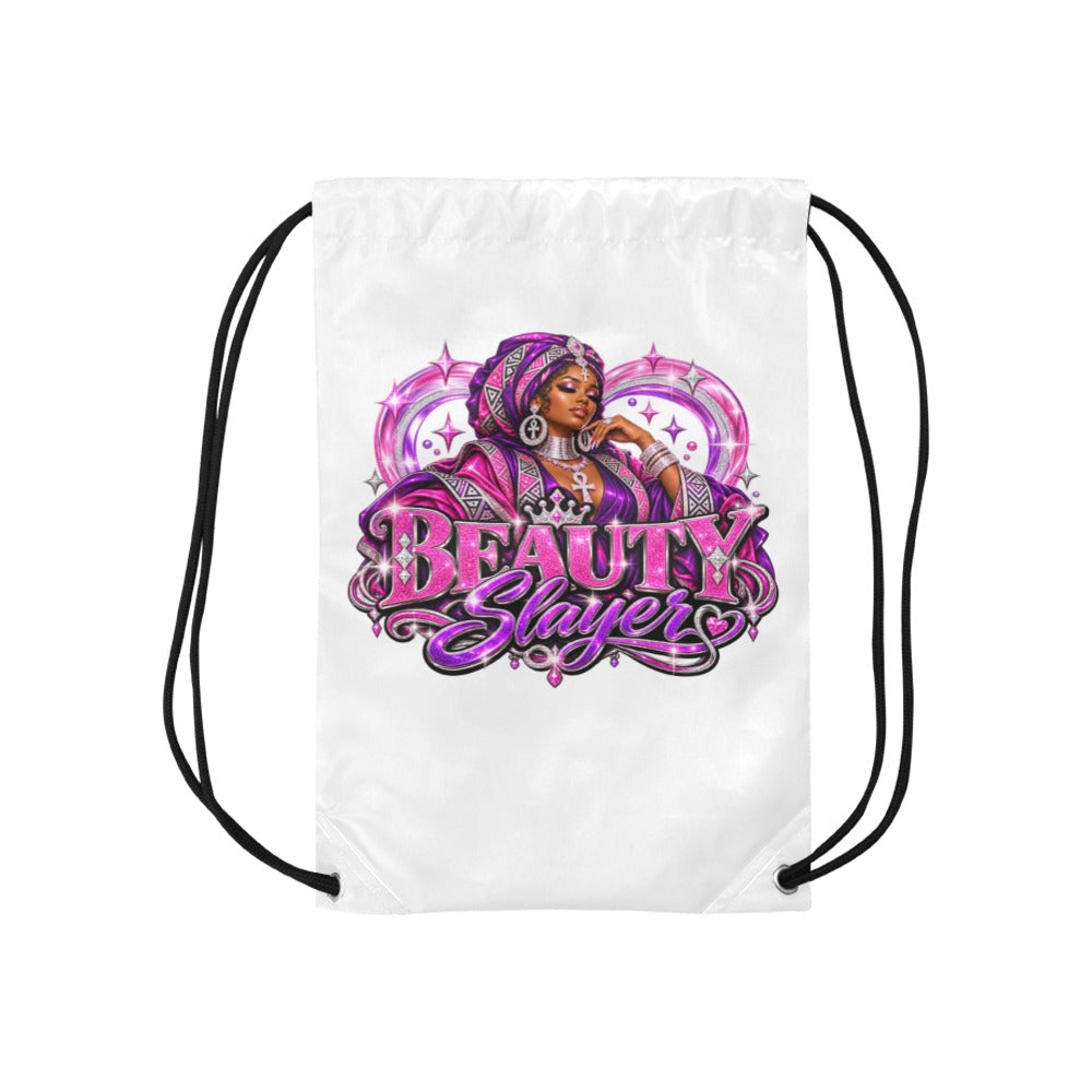 Beauty Slayer Signature Drawstring Bag