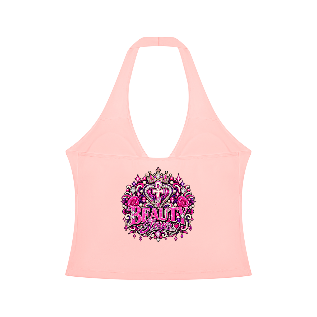 Women’s Ruched Halter Yoga Tank Top