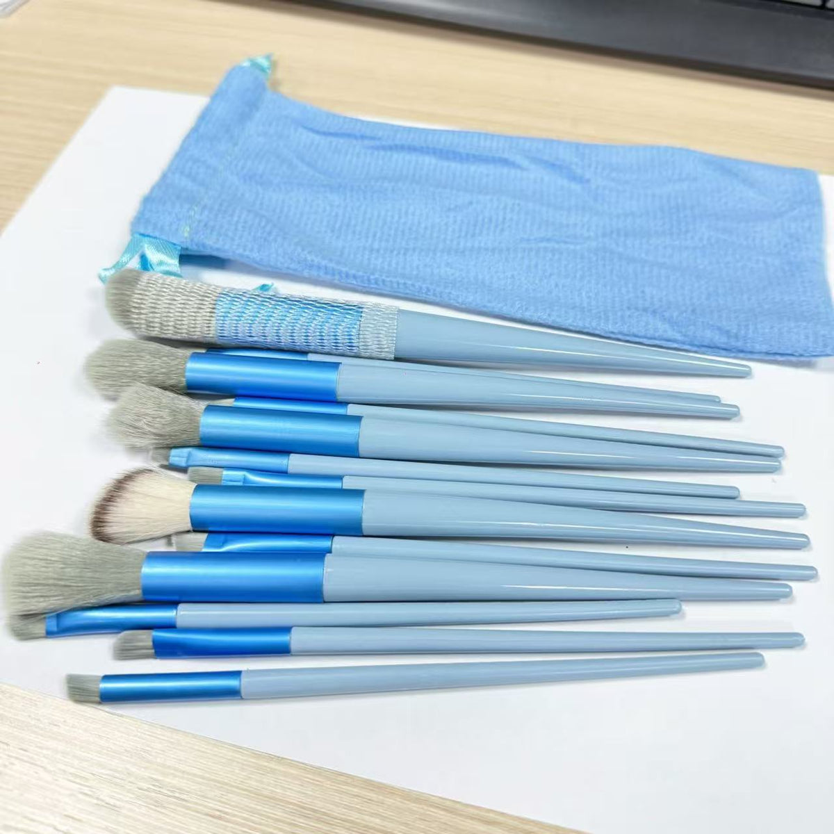 13-Piece Makeup Brush Set: Eyeshadow Brushes and Blush Brushes