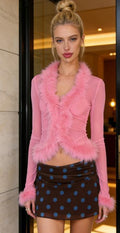 Womens Mesh Long Sleeve Blouse