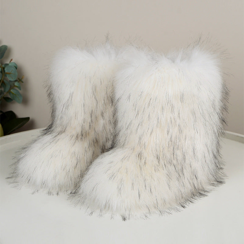 Women's Fur Lined Winter Snow Boots