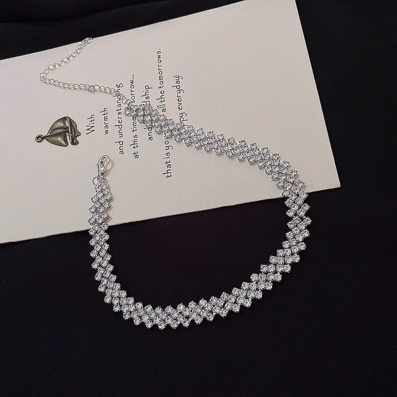 Fashion Choker Splicing Necklace Elegant Women's Jewelry