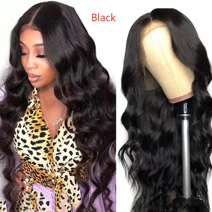 Women's Synthetic Long Curly Wig with Bangs Heat Resistant Fiber