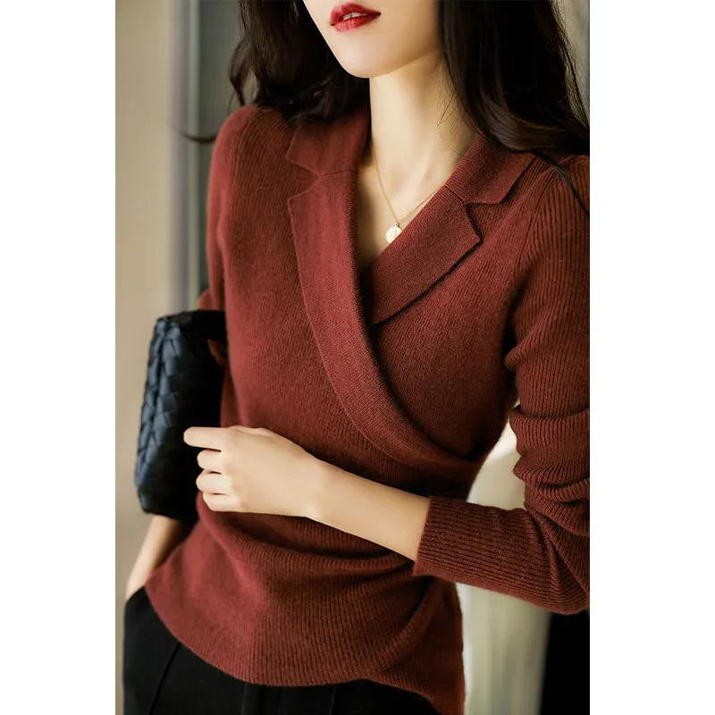 Autumn and winter knitted sweaters
