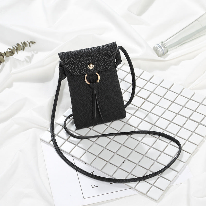 Coin Purse Summer Vertical Small Square Bag Fawn Shoulder Fancy Crossbody Bag Women's Small Bag Mini Mobile Phone Bag