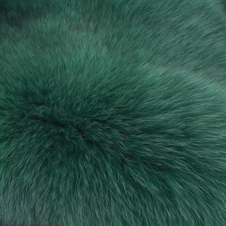 Womens Imitation Fur Jacket Short Warm V-Neck Faux Fur Coat