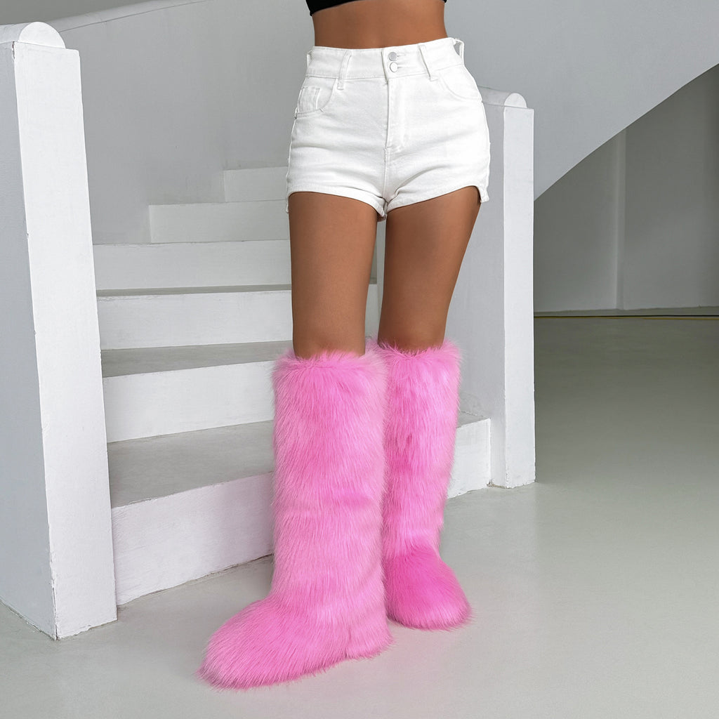 Women Faux Fur Winter Boots