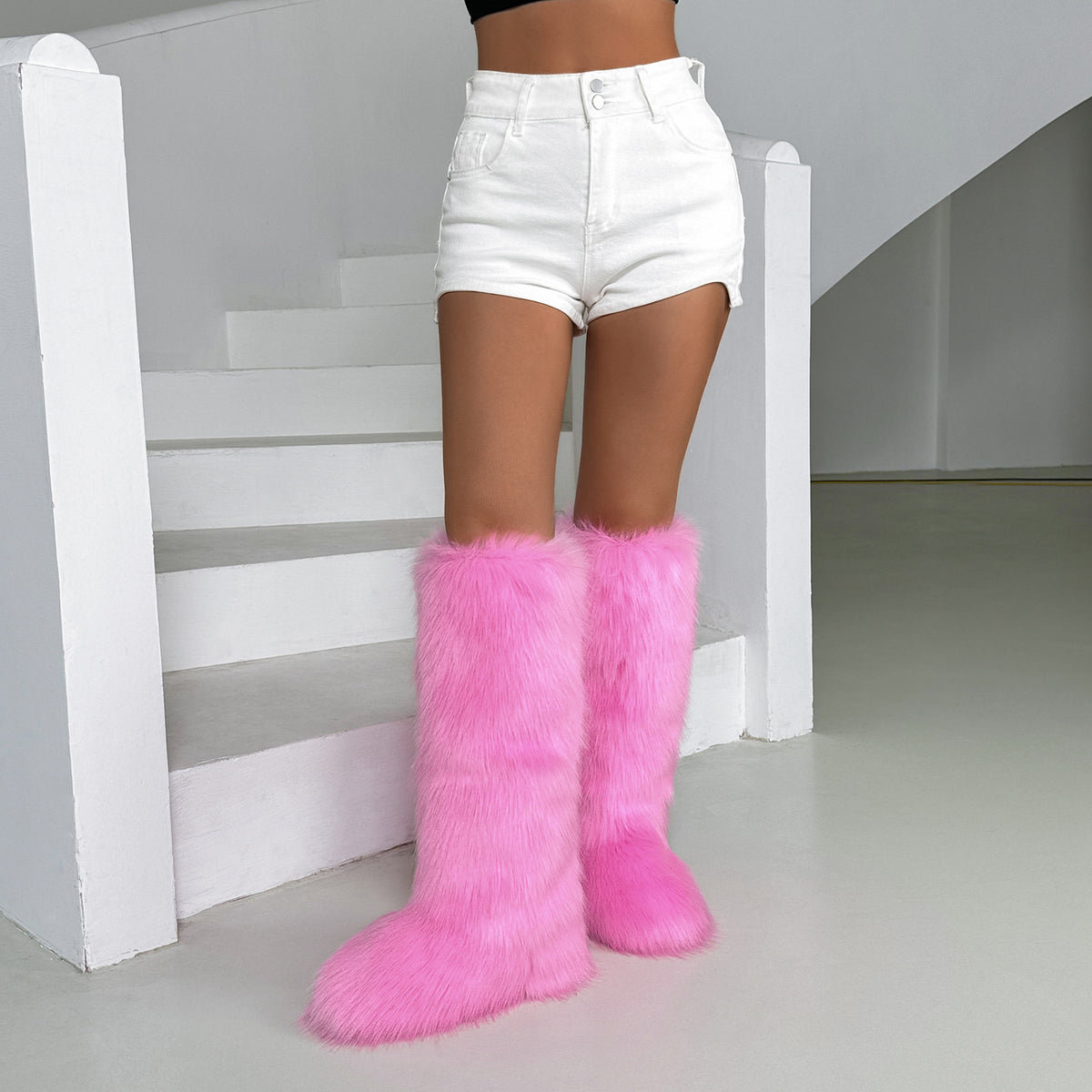 Women Faux Fur Winter Boots