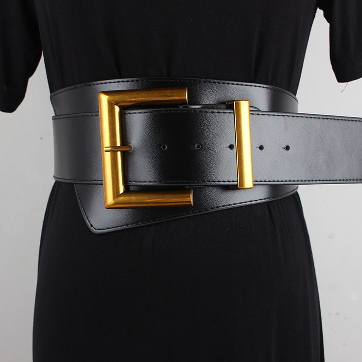 Wide Decorative Belt for Dresses and Outerwear