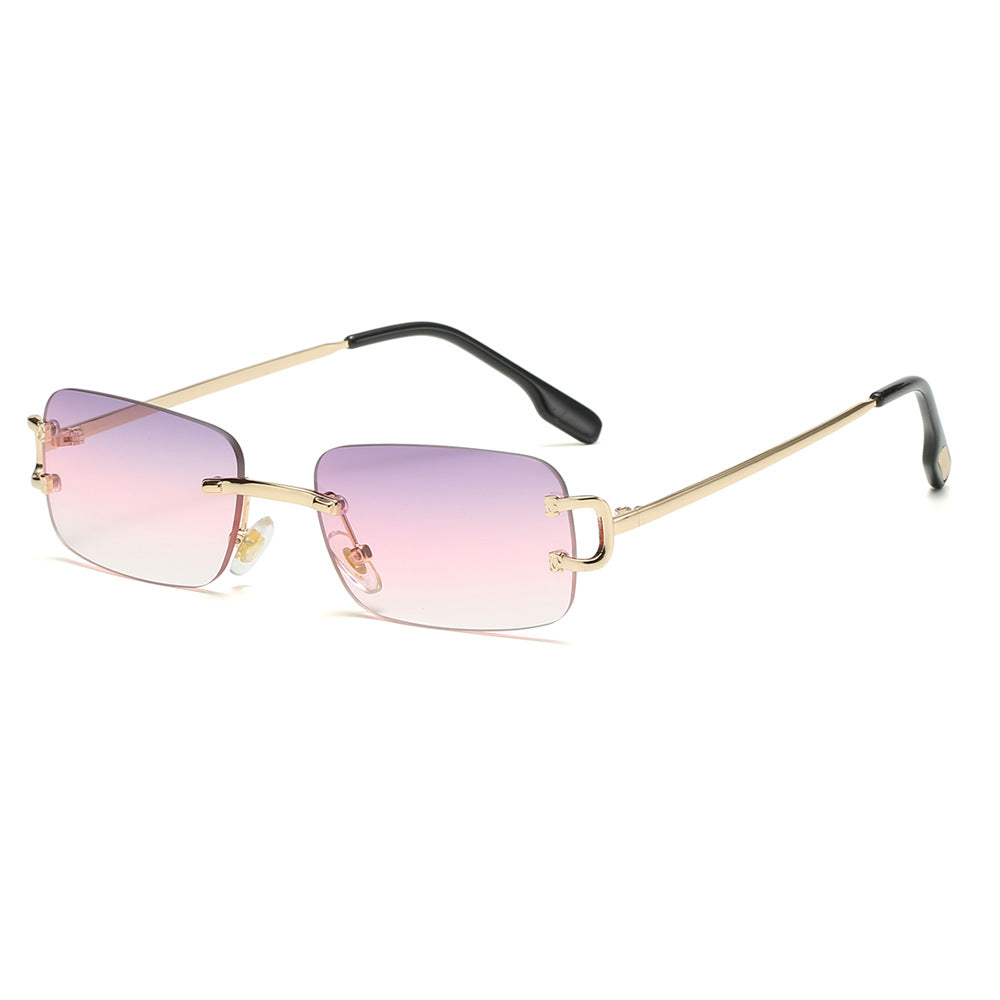 Square Frameless Sunglasses