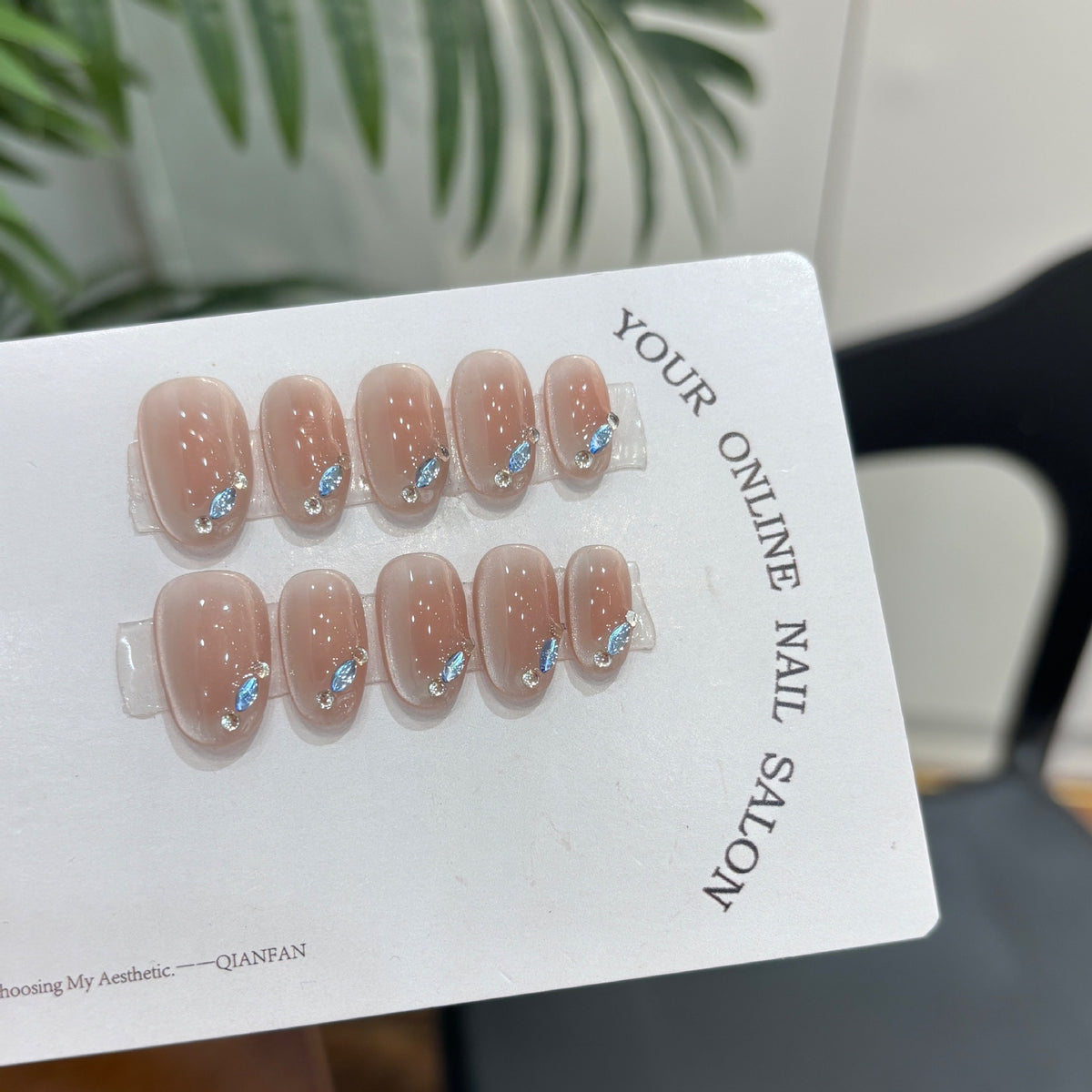 Small Diamond Handmade Nails