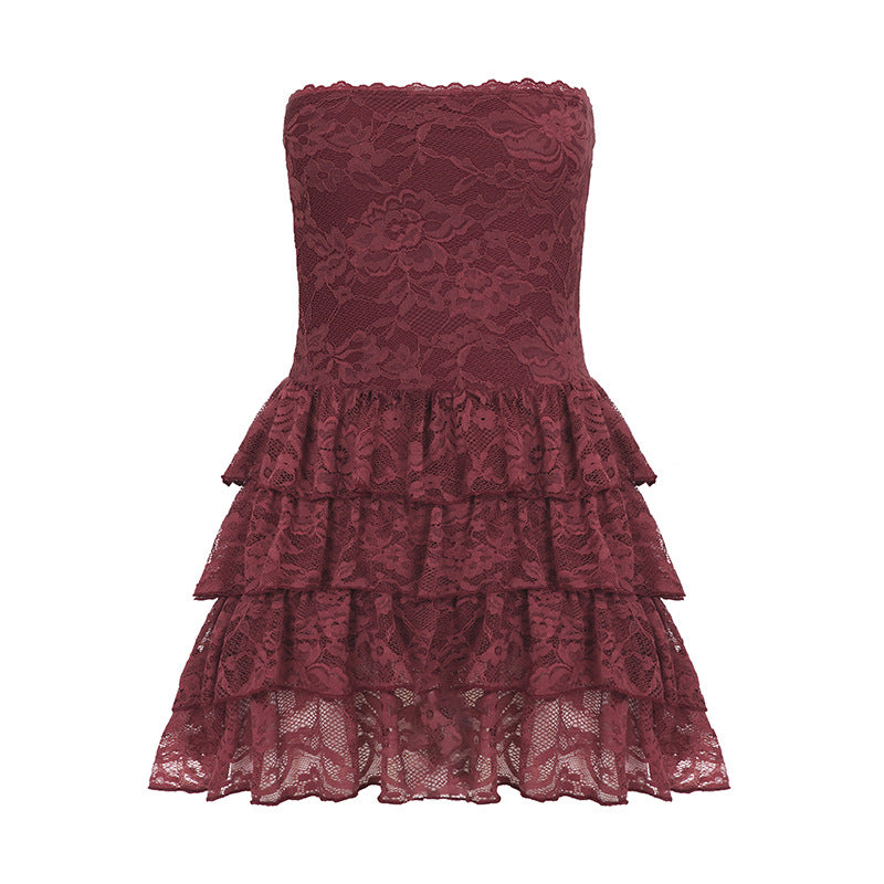 Sexy Lace Corset with Fluffy Cake Skirt