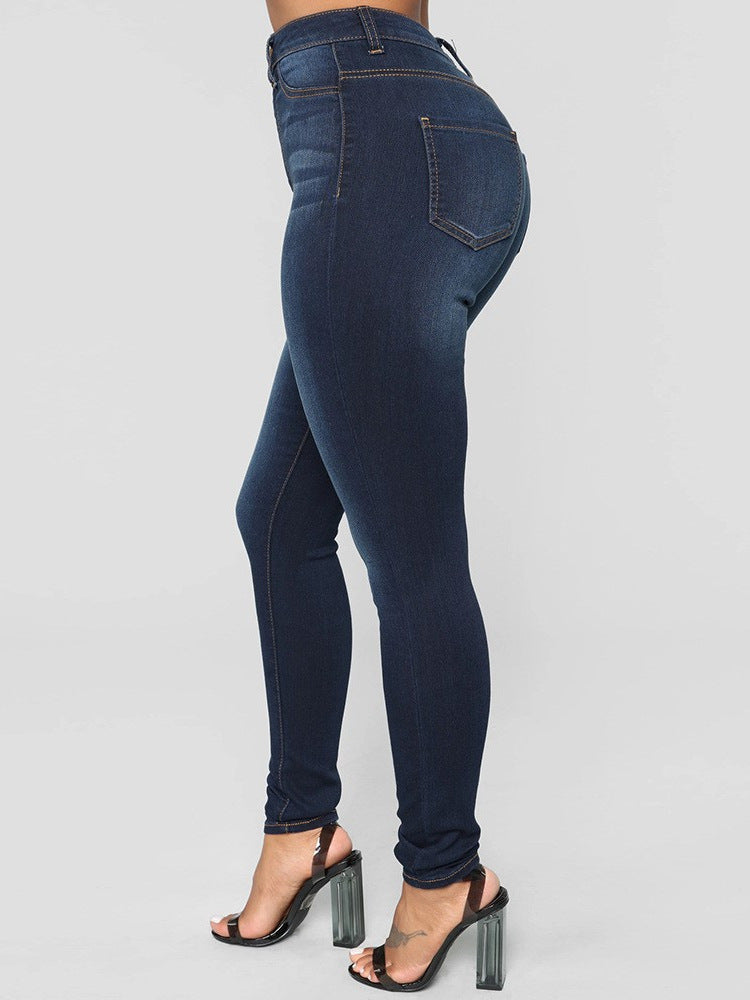 Hip-lift jeans