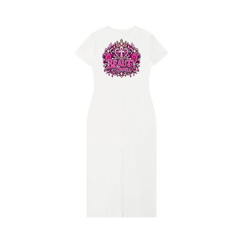 Beauty slayer Women's V-Neck Short Sleeve Maxi Dress