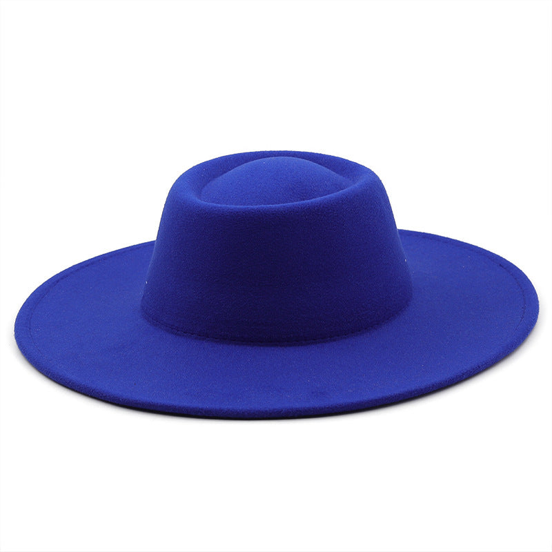 Unisex Wide Brim Woolen Hat