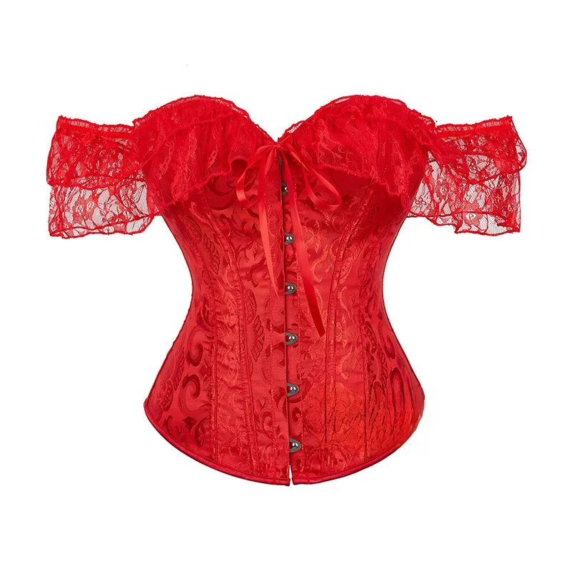 Fishbone Corset Bustier Tummy Control Shapewear Lace Underbust Corset