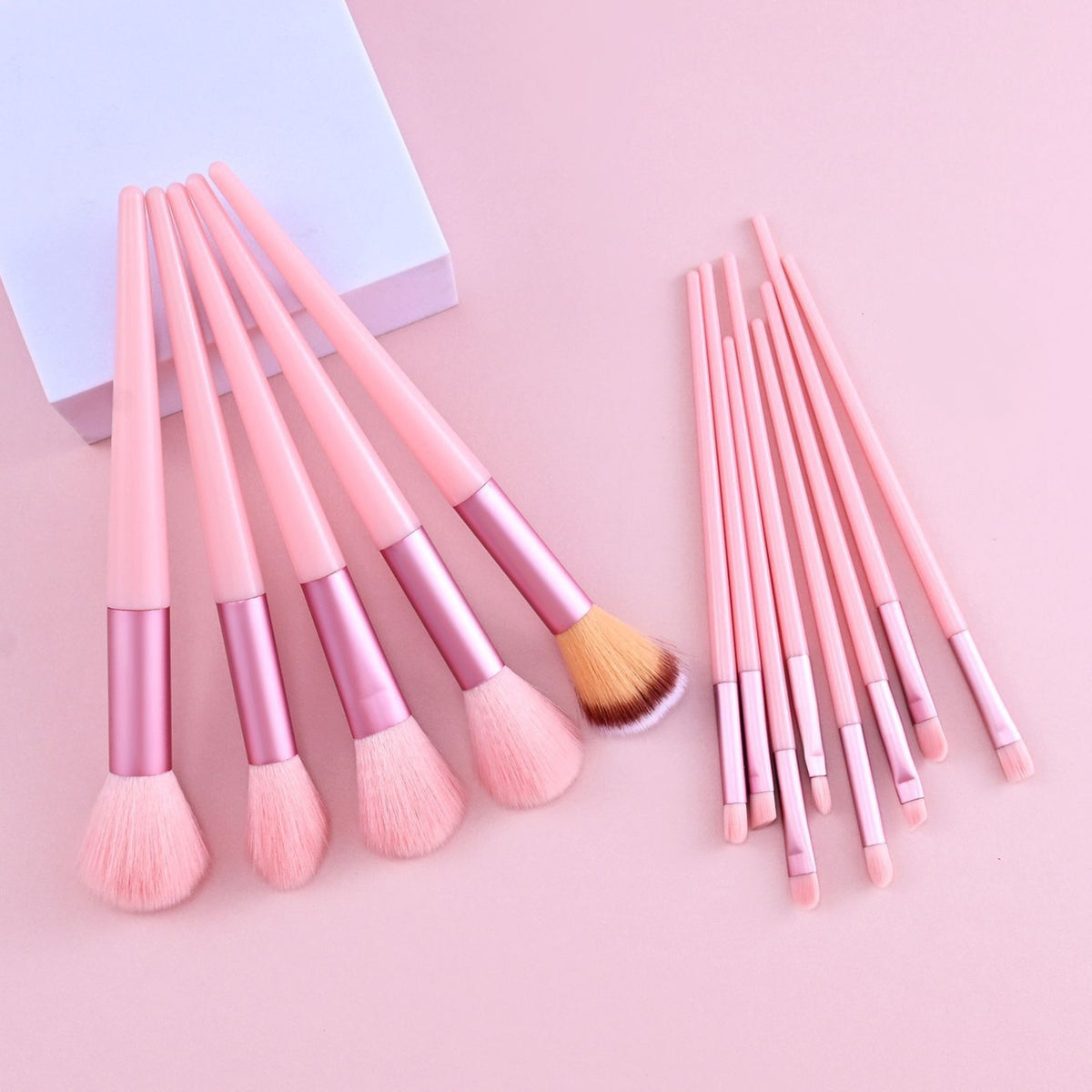 13-Piece Makeup Brush Set: Eyeshadow Brushes and Blush Brushes