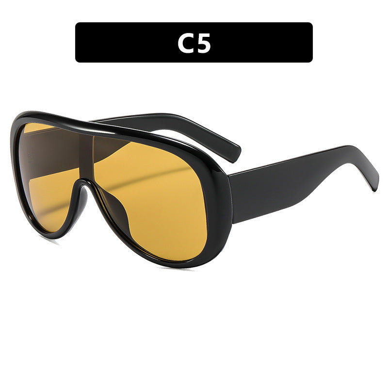 Large Frame Pilot Sunglasses