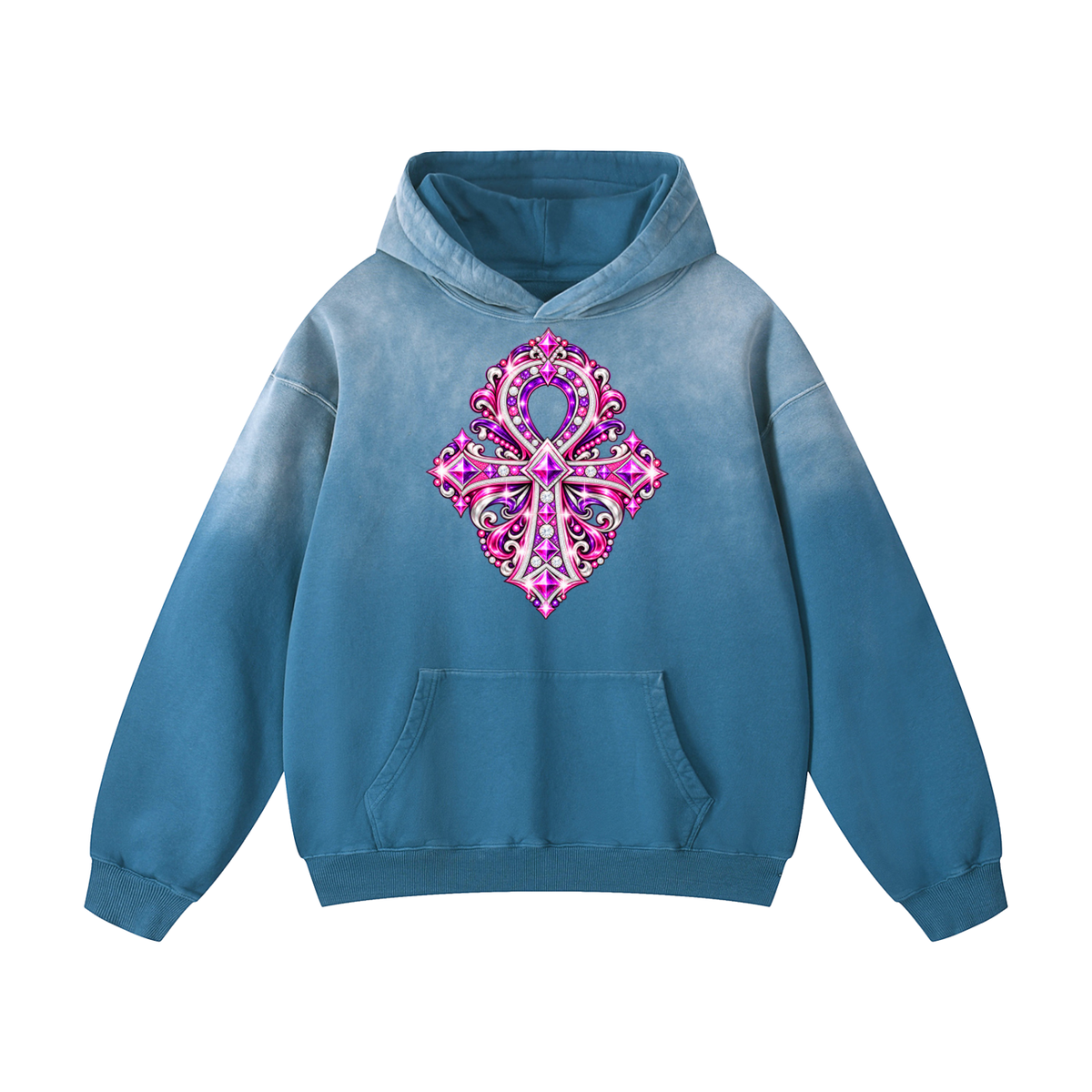 Beauty Slayer Sunfade Oversized Hoodie