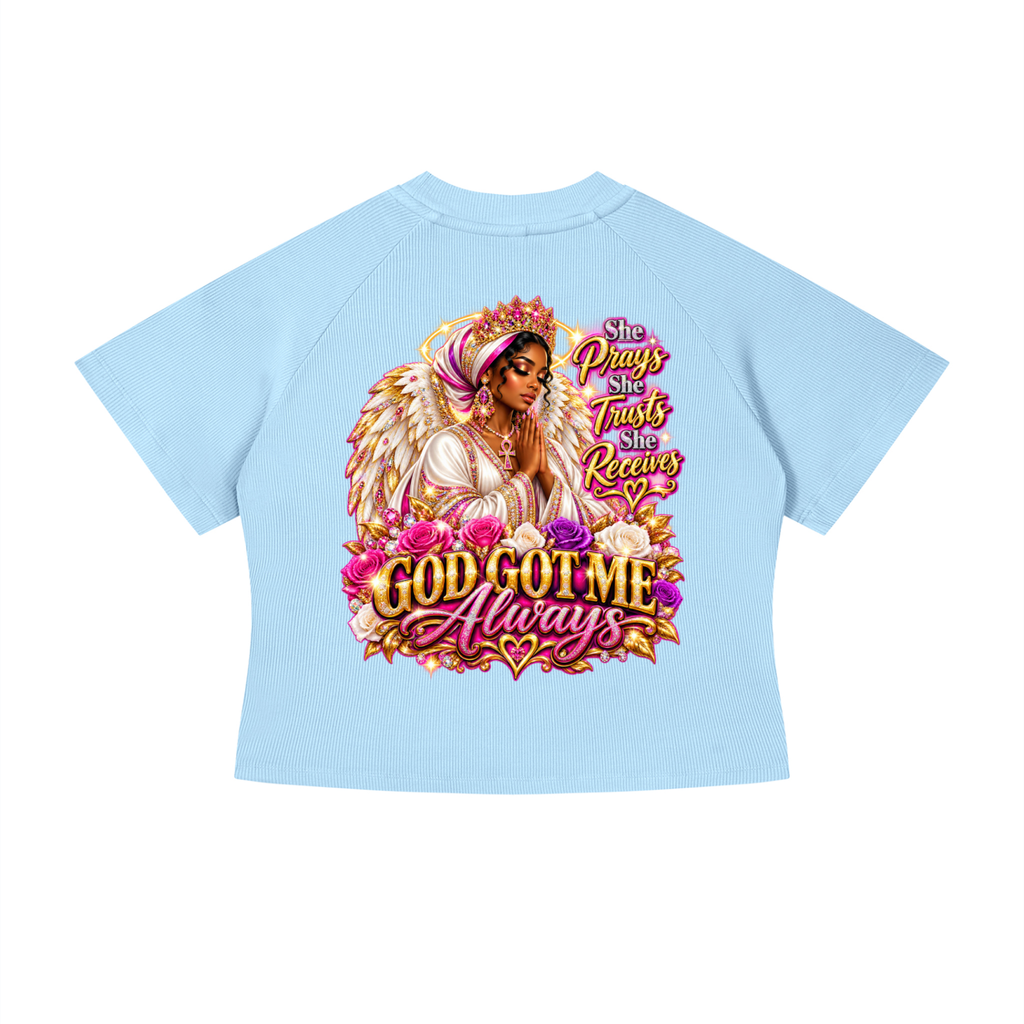 Women's Mineral Wash Crop T-Shirt