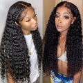 Lace Front Curly Wig Heat Resistant Fiber Long Hair Headgear Wigs with Pre Plucked Hairline