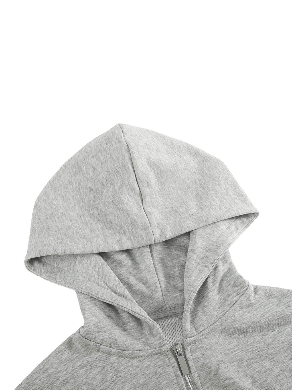 Women's Cropped Full Zip Hoodie